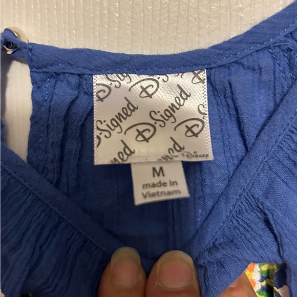 Girls👧🏻Disney D-Signed Embroidered🪡Floral 💐Dress👗Sz Med - Picture 2 of 5